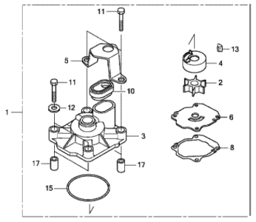 Impellerkit 06193-ZZ3-000