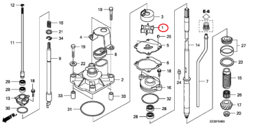 Impeller 19210-ZV5-003