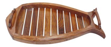 Serviertablett Fisch 1